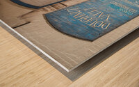 Rustic Donut Shop Wood print