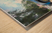 2024 Blue Subaru Outback Wilderness X1 9 Wood print