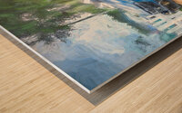 2024 Blue Subaru Outback Wilderness X1 13 Wood print