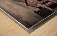Confrontation on the Western Front Wood print