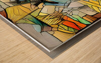Men Stained glass Wood print