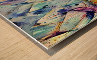 Jumping shades Wood print