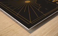 Sao Paulo Brazil Travel Print Wood print