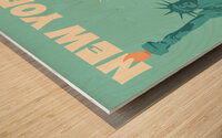 New York10 Wood print