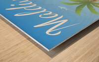 MALDIVES Wood print