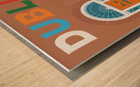 Dublin Wood print
