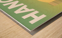 Hanoi Vietnam Travel Print Wood print