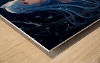 Cute Magical Anime Snow Queen Fantasy Painting Wood print