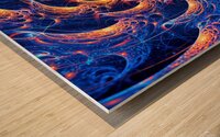 Vortex Dance of the Cosmos Wood print