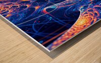 Vortex Dance of the Cosmos - Panoramic Wood print