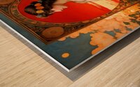 Elegant and Beautiful Art Nouveau Style Woman Painting Wood print