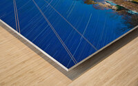 StarTrails Over Wehrs Dam Wood print