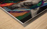 Duality of Fantasy and Reality Wood print