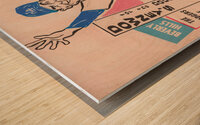 1964 LA Dodgers Art Remix Wood print