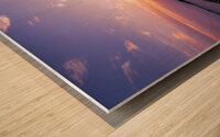 Rehoboth Bay Blue Hour Sunset Wood print