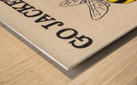 Go Jackets Wood print