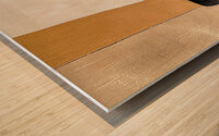 Neutral Abstract Shapes Wood print