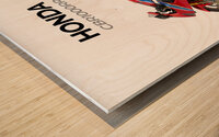 Honda CBR1000RR Wood print
