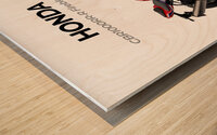 Honda CBR1000RR R Fireblade SP Wood print