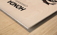 Honda CBR300R Wood print