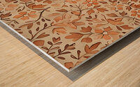 1902 leaves Wood print