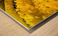 Pepites granulees Wood print