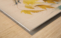 Leaves Almost Gone Wood print