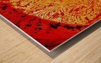 Cercles Wood print