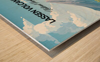 Lassen Volcanic Wood print
