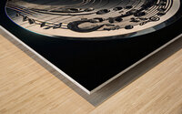 Circular Musicality  Wood print