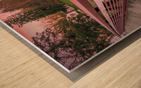 Lehigh Parkway Footbridge Looking Upstream Wood print
