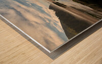 Dusk in the Oregon Cove Wood print