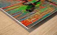 I am Colours Wood print