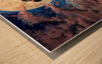 Geisha landscape 3 Wood print