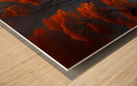 Tree in the Forest Landscape Mural 1 Wood print