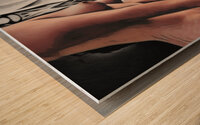 Window Reflection   Shaded Wood print