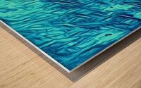 Blue Wood print