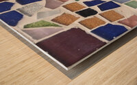 Mosaic Tiles part 2 Wood print