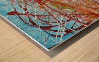 flow Wood print