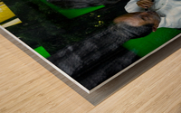 The green room Wood print