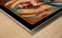 The Majestic Regal Women Of The Golden Era Mesmerizing AI Concept Art by Xzendor7 Wood print