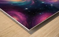 Galactic Beauty: A Cosmic Journey Wood print