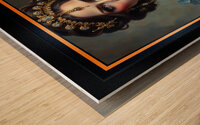 Exquisite Portrait Of Lady Seliya A Masterpiece Of Royal Elegance Captivating AI Concept Art by Xzendor7 Wood print