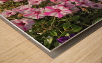 Morning Flowers Wood print