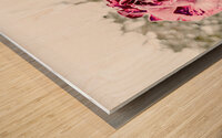 Abstract Rose Garden Wood print