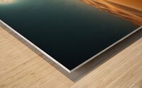Moonlit Dunes Wood print