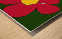 Flower  Wood print