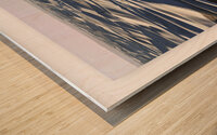 Winter Palouse Sunset Wood print