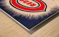 1946 Cincinnati Reds Spring Training Art Wood print