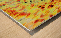 Abstract Colourful Hues Wood print